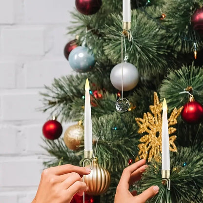 LED Baumkerzen Set | 10er-Set Flammenlose Kerzen mit Fernbedienung | Weihnachts- & Halloween-Dekoration