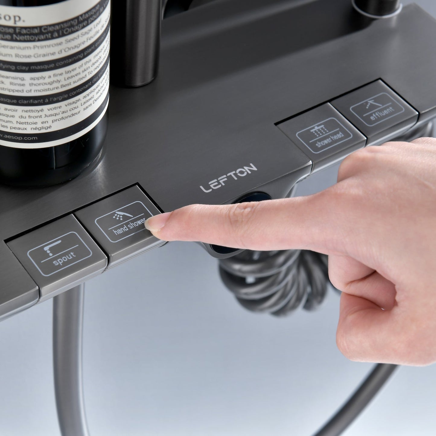 HydroPulse Max | Digitales Regenduschsystem mit Fernbedienung & LED-Anzeige
