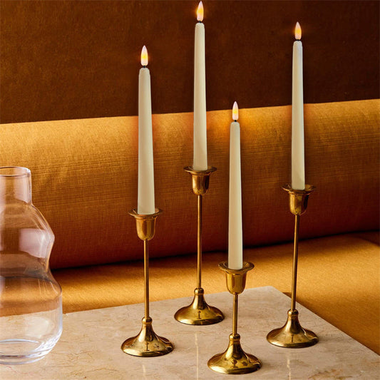 LumiCandle Set | Flammenlose LED-Stumpenkerzen für dekoratives Ambiente