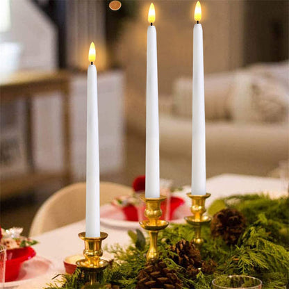LumiCandle Set | Flammenlose LED-Stumpenkerzen für dekoratives Ambiente
