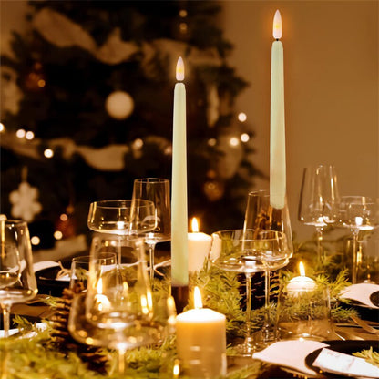 LumiCandle Set | Flammenlose LED-Stumpenkerzen für dekoratives Ambiente