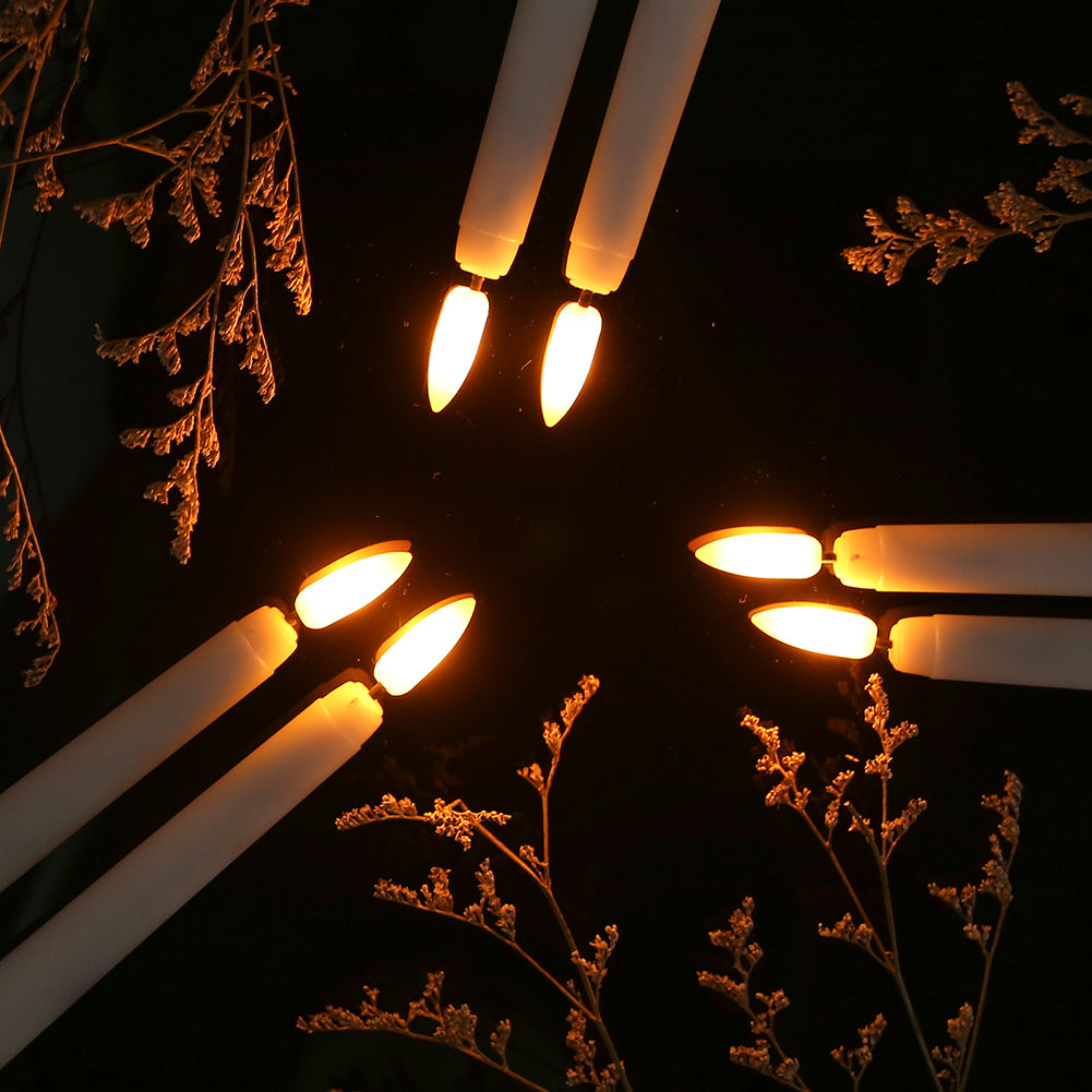 LumiCandle Set | Flammenlose LED-Stumpenkerzen für dekoratives Ambiente