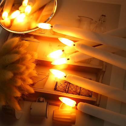 LumiCandle Set | Flammenlose LED-Stumpenkerzen für dekoratives Ambiente