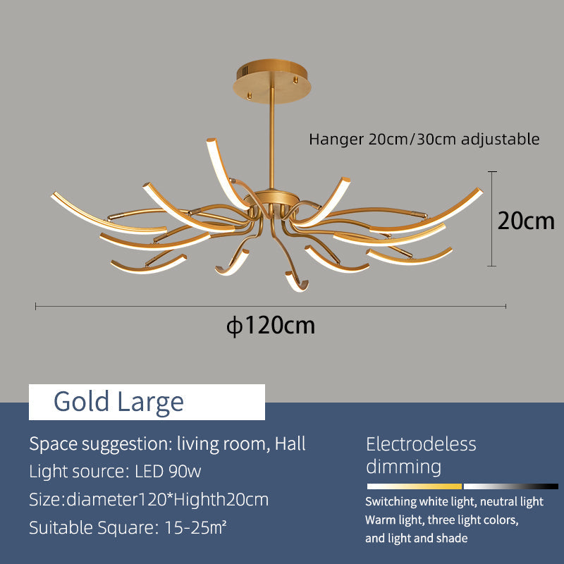 Solenya | Design Kronleuchter aus Metall und Glas