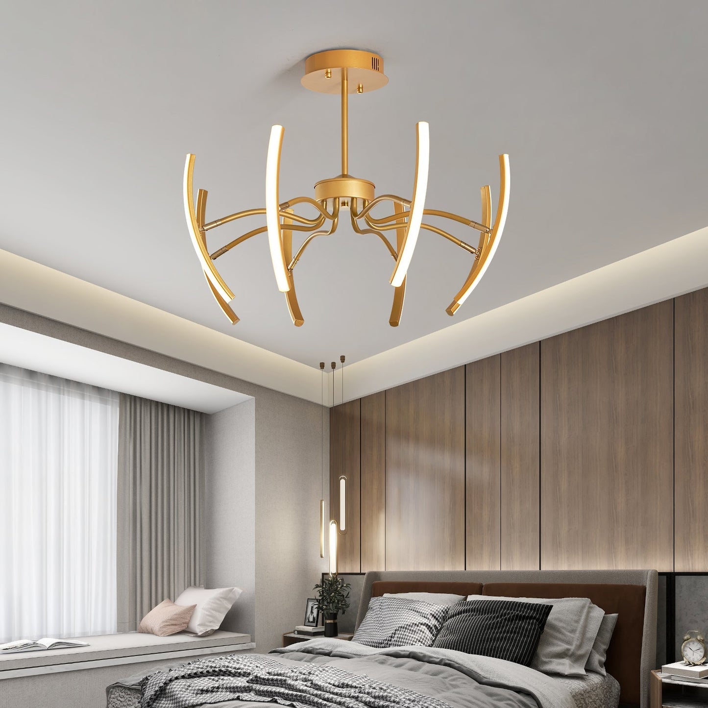 Solenya | Design Kronleuchter aus Metall und Glas