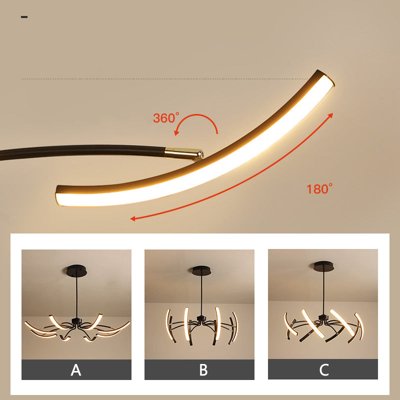 Solenya | Design Kronleuchter aus Metall und Glas
