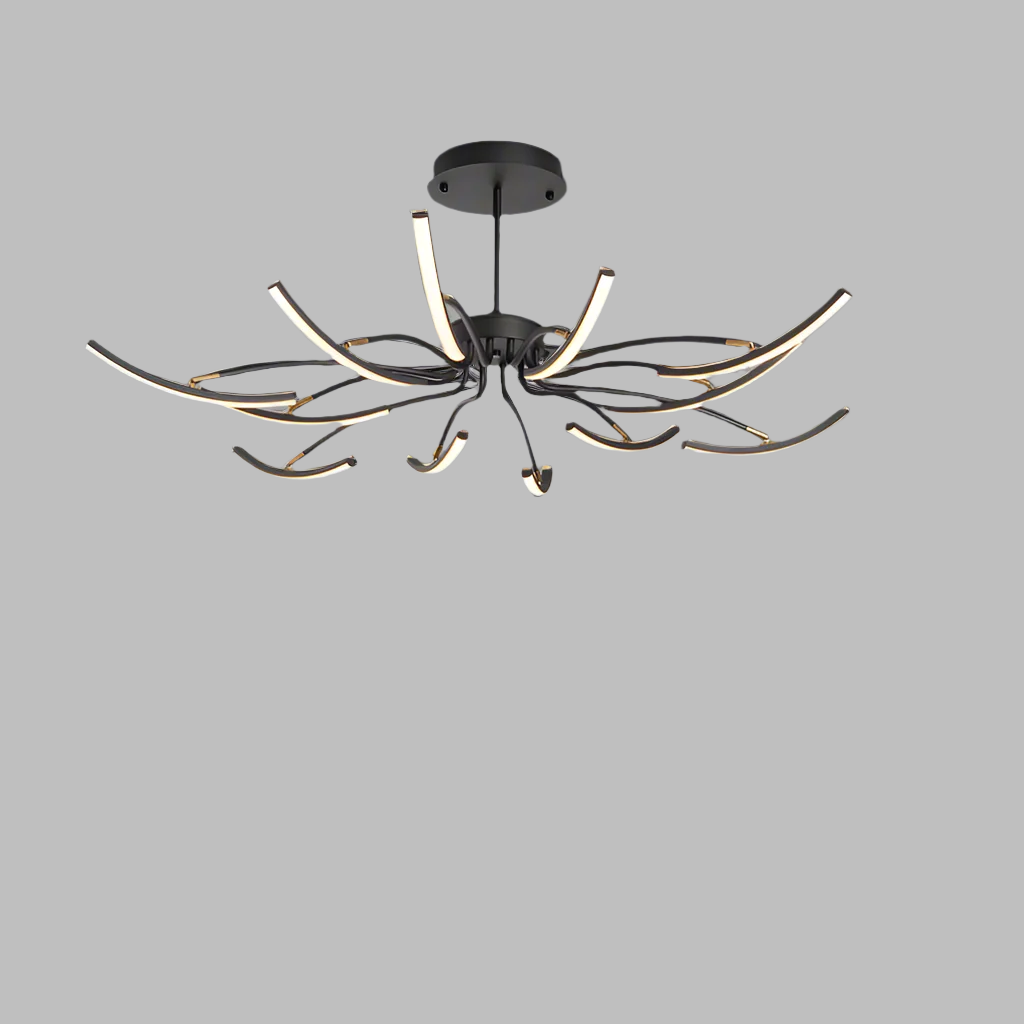 Solenya | Design Kronleuchter aus Metall und Glas