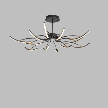 Solenya | Design Kronleuchter aus Metall und Glas