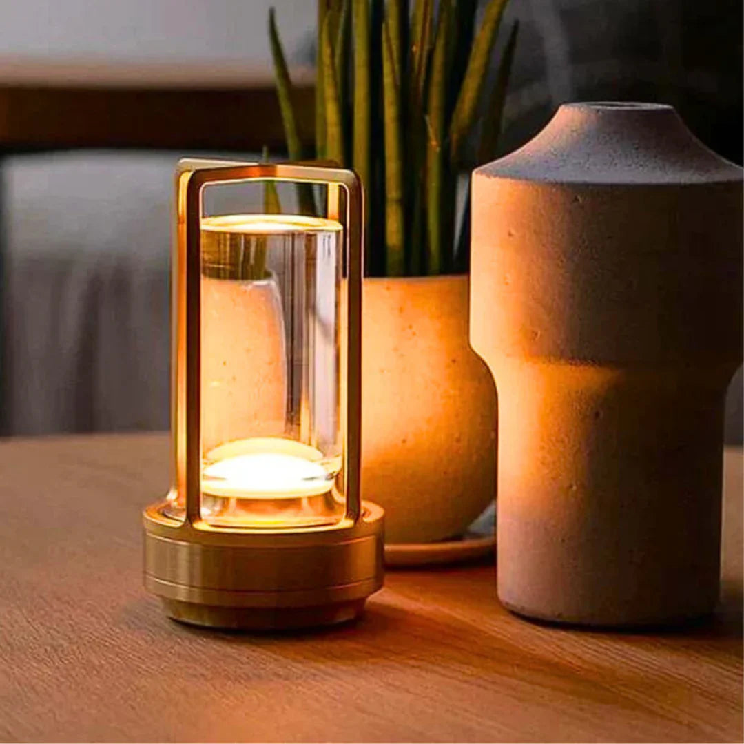Luxa Crystal LED tafellamp – elegant design met dimbare touchbediening