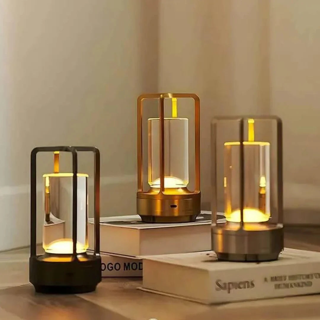 Luxa Crystal LED tafellamp – elegant design met dimbare touchbediening
