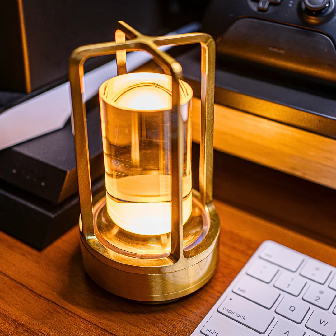 Luxa Crystal LED tafellamp – elegant design met dimbare touchbediening