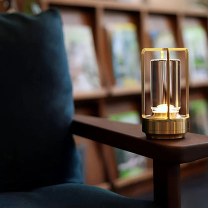 Luxa Crystal LED tafellamp – elegant design met dimbare touchbediening