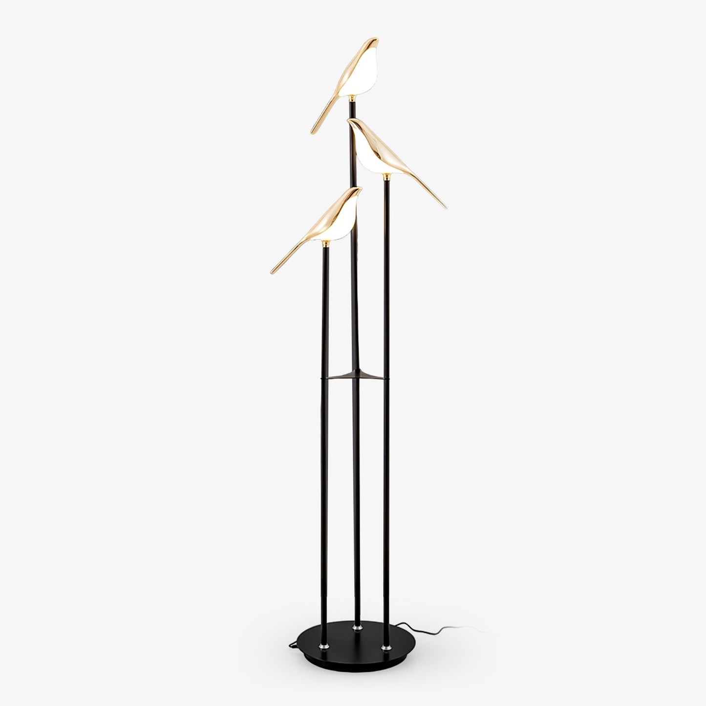 Aurevo Perch | LED-Stehleuchte mit dekorativem Vogelmotiv