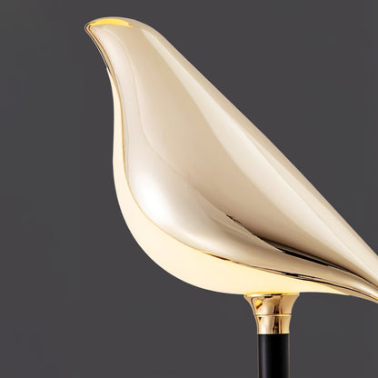 Aurevo Perch | LED-Stehleuchte mit dekorativem Vogelmotiv