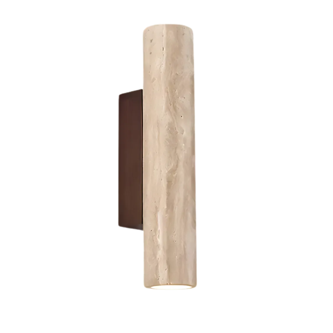 WabiMarble Calm | Marmer‑LED‑Wandleuchte im Wabi‑Sabi‑Stil