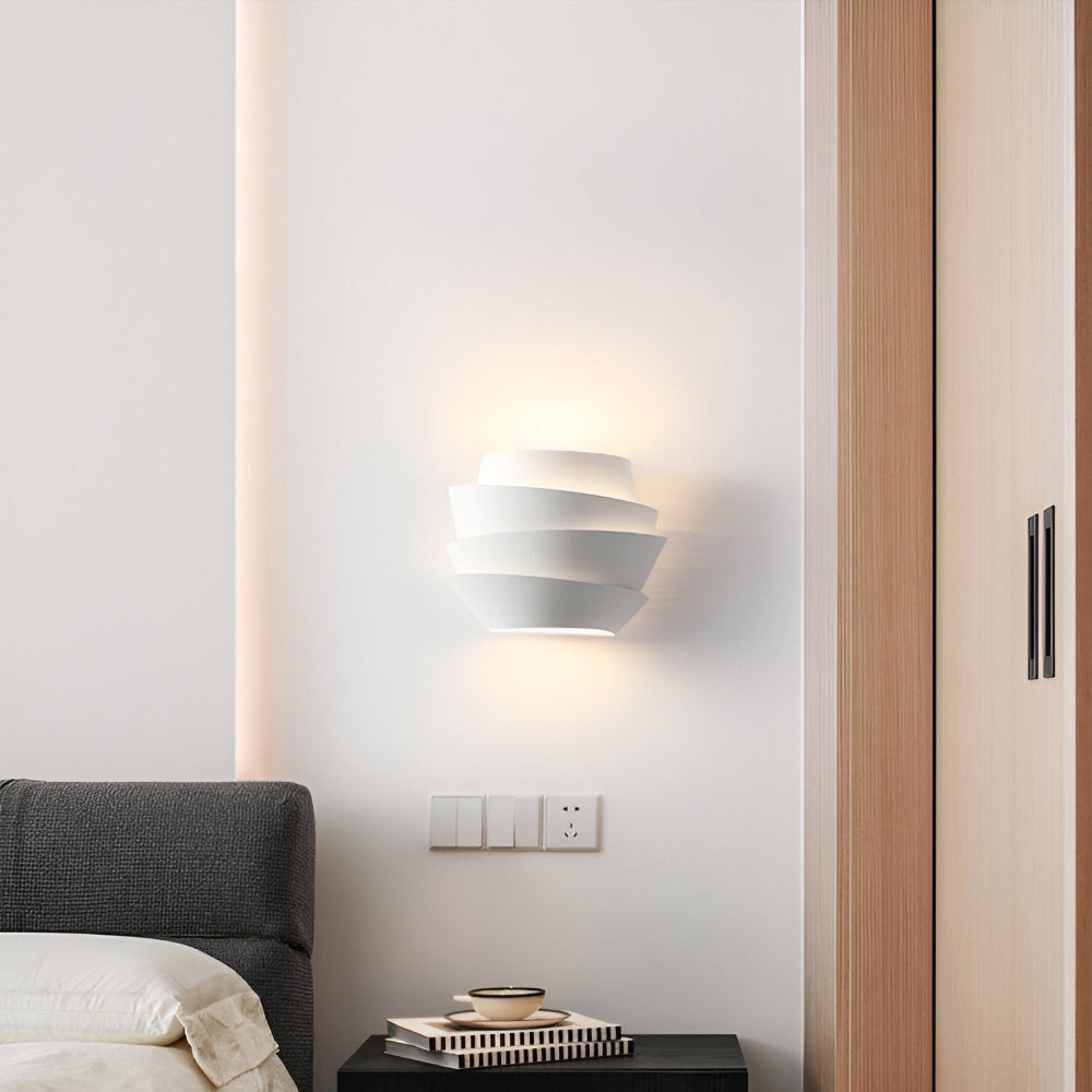 Skandinavische Wandlampe | Doppelstrahler & Warmes LED-Licht | Modernes Eisen-Design