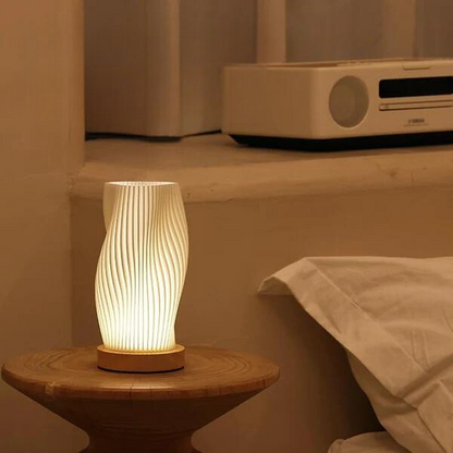 Wavecrest Aura | LED-Tischlampe im wellenförmigen Design
