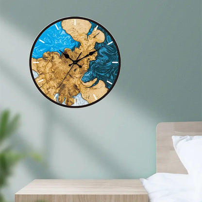 LucidHours | Transparente Wanduhr | Minimalistisches Acryl-Design & Lautloses Uhrwerk für modernes Wohnen