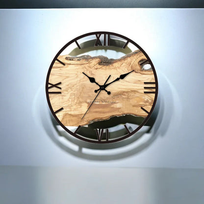 LucidHours | Transparente Wanduhr | Minimalistisches Acryl-Design & Lautloses Uhrwerk für modernes Wohnen