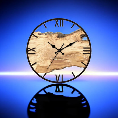 LucidHours | Transparente Wanduhr | Minimalistisches Acryl-Design & Lautloses Uhrwerk für modernes Wohnen