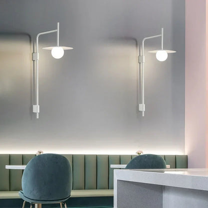 Moderne draaibare LED-wandlamp Aralyn – Minimalistisch ontwerp in zwart