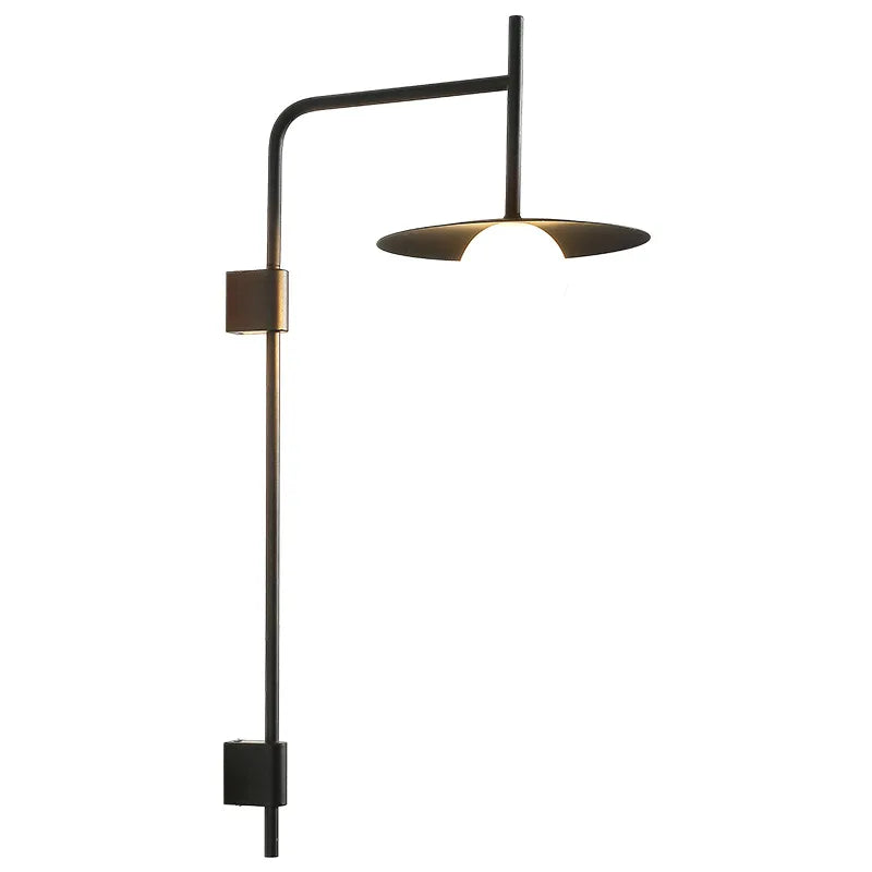 Moderne draaibare LED-wandlamp Aralyn – Minimalistisch ontwerp in zwart