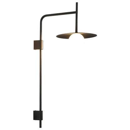 Moderne draaibare LED-wandlamp Aralyn – Minimalistisch ontwerp in zwart