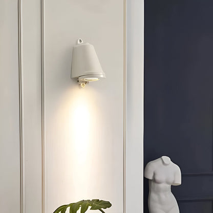 Minimalistische LED-Außen-Wandleuchte aus Aluminium – wetterfest