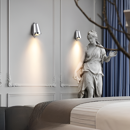 Minimalistische LED-Außen-Wandleuchte aus Aluminium – wetterfest
