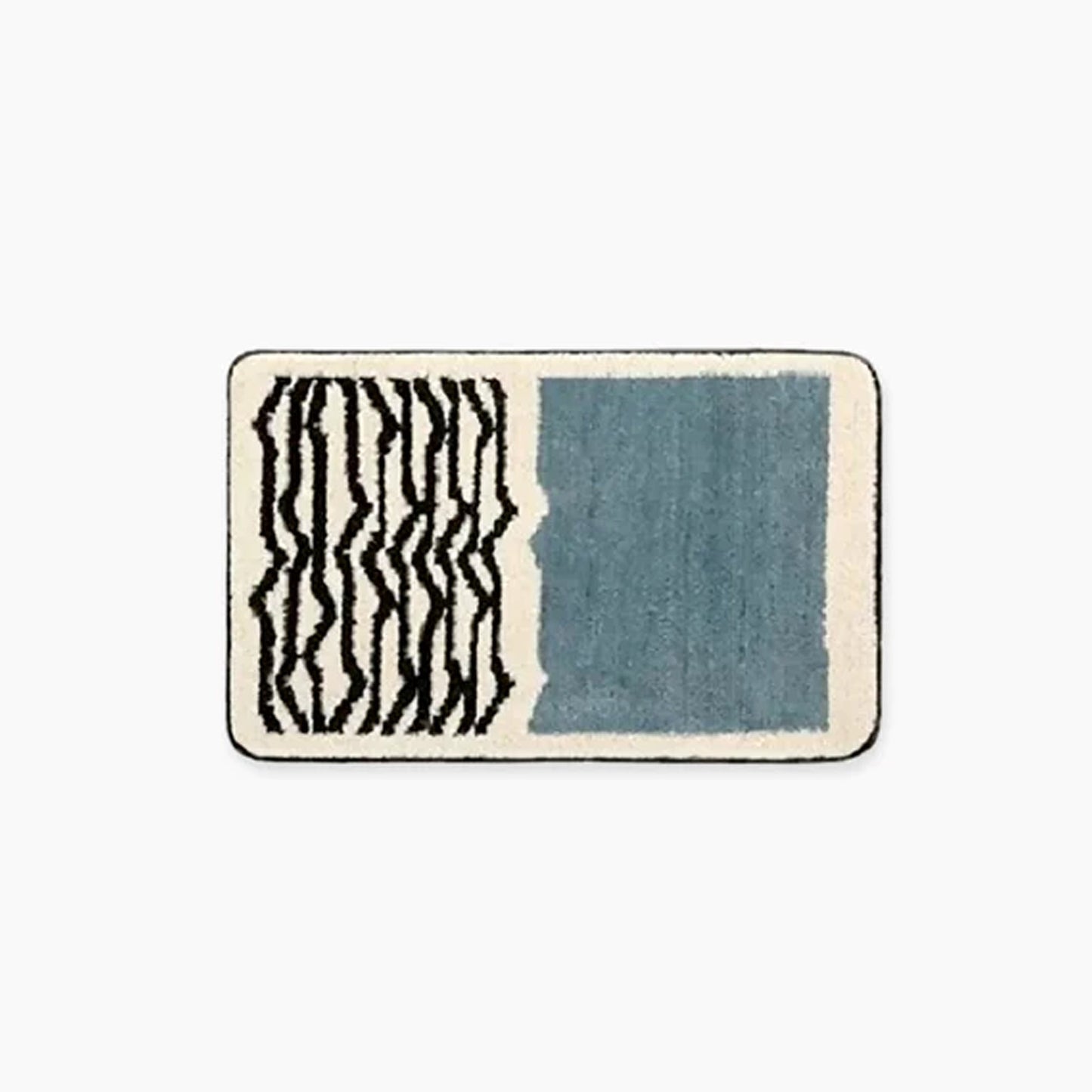 AbstractStep Badematte | Skandinavisches Design mit abstraktem Muster
