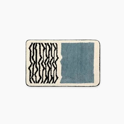 AbstractStep Badematte | Skandinavisches Design mit abstraktem Muster