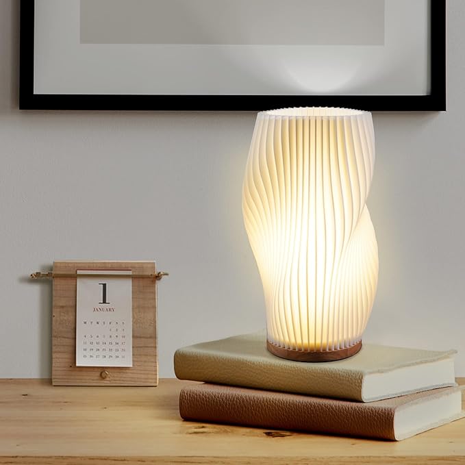 Wavecrest Aura | LED-Tischlampe im wellenförmigen Design