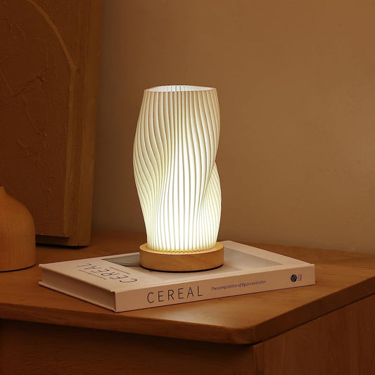 Wavecrest Aura | LED-Tischlampe im wellenförmigen Design