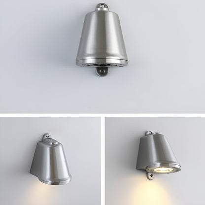 Minimalistische LED-Außen-Wandleuchte aus Aluminium – wetterfest