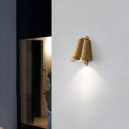 Minimalistische LED-Außen-Wandleuchte aus Aluminium – wetterfest