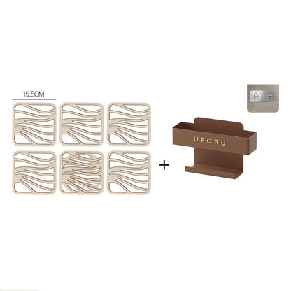 ThermoFlex Set | 6 hitzebeständige 2-in-1 Untersetzer für Töpfe & Geschirr