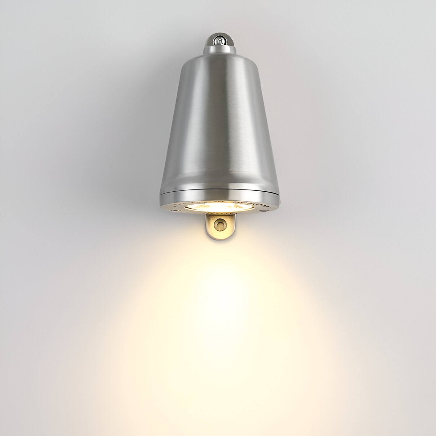 Minimalistische LED-Außen-Wandleuchte aus Aluminium – wetterfest