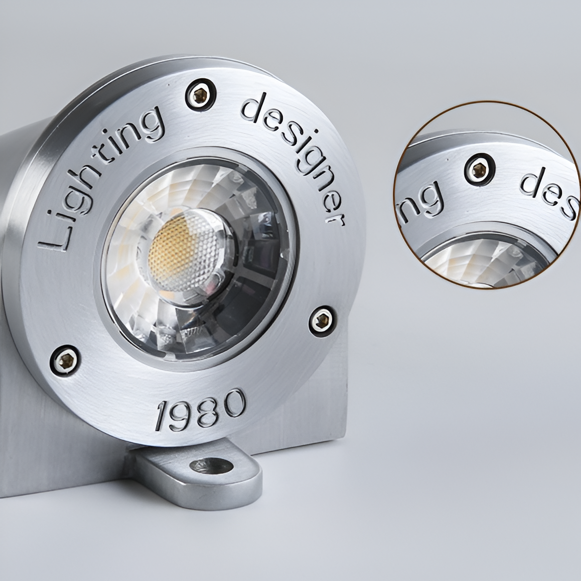 Minimalistische LED-Außen-Wandleuchte aus Aluminium – wetterfest