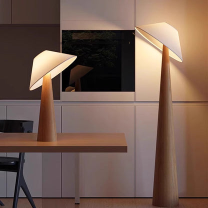 Caelistra | Japanische Wabi-Sabi Leuchte als Boden- und Tischlampe
