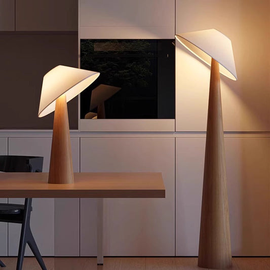 Caelistra | Japanische Wabi-Sabi Leuchte als Boden- und Tischlampe
