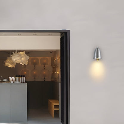 Minimalistische LED-Außen-Wandleuchte aus Aluminium – wetterfest