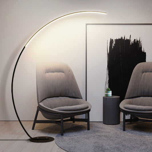 Ardorus Arc | Große LED-Stehleuchte mit geschwungenem Bogen-Design