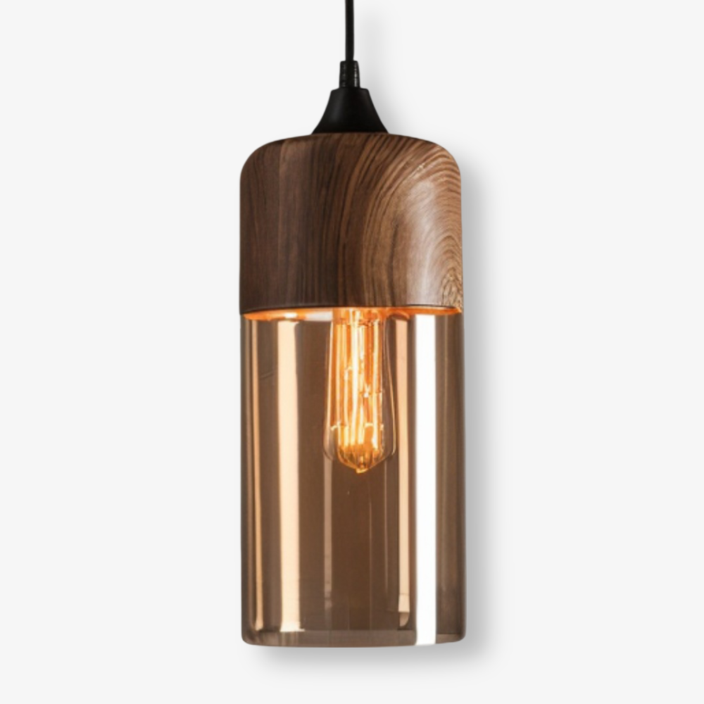 Nordic Gleam – Moderne Retro Glas Pendelleuchte im Loft-Stil