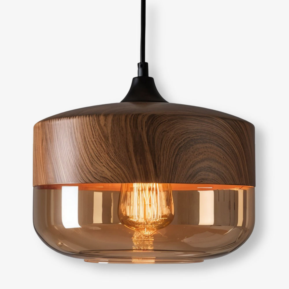 Nordic Gleam – Moderne Retro Glas Pendelleuchte im Loft-Stil