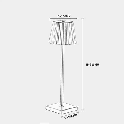 Glovella | Waterdichte LED-aanraaklamp met batterij voor binnen- en buitengebruik 