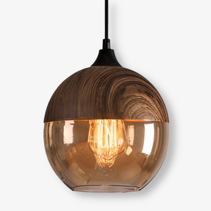 Nordic Gleam – Moderne Retro Glas Pendelleuchte im Loft-Stil