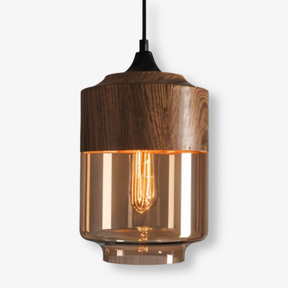 Nordic Gleam – Moderne Retro Glas Pendelleuchte im Loft-Stil