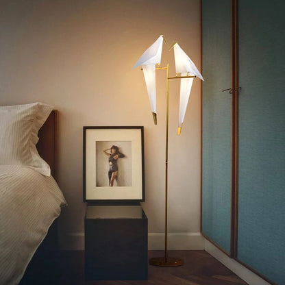 Orivio | Magnetische Origami-Vogellampe mit LED-Licht