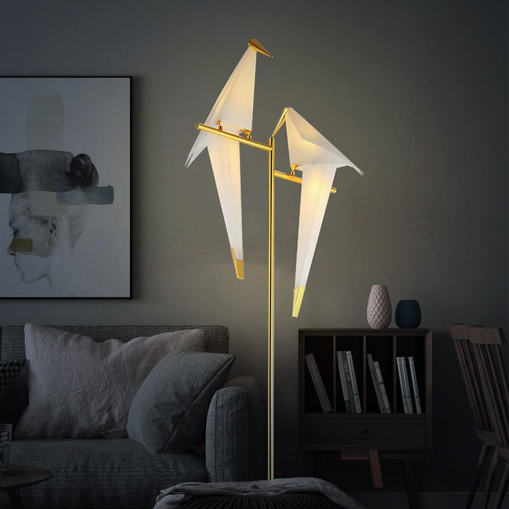 Orivio | Magnetische Origami-Vogellampe mit LED-Licht