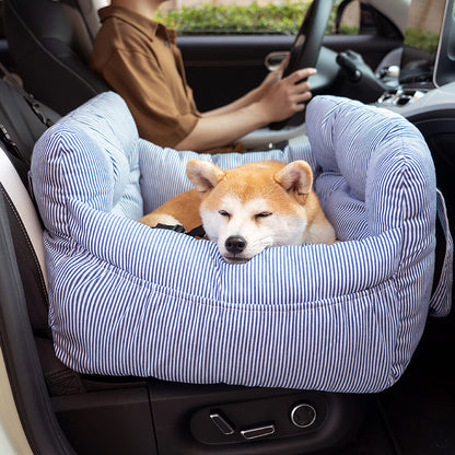 PawVoyage™ Luxus Hundebett fürs Auto | Sicher & Bequem | Waschbar | Mit Seitentaschen | Größen M & L